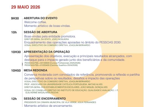 VILA VERDE: Debate Sobre Impacto PESSOAS 2030