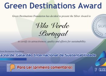 Vila Verde: Galardão Internacional de Sustentabilidade