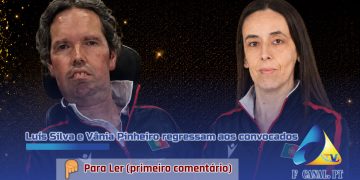 Luís Silva e Vânia Pinheiro regressam aos convocados