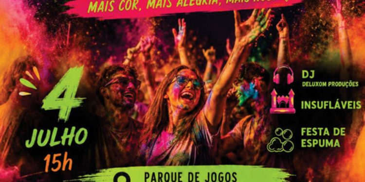 Festa HoliColor aberta à comunidade