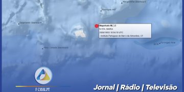 Sismo de magnitude 3.5 registado nos Açores