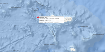 Sismo de magnitude 3,8